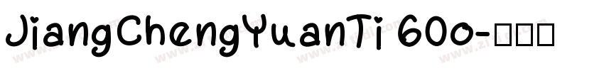 JiangChengYuanTi 60o字体转换